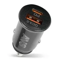 Автомобильное ЗУ AVS UC-614, 1 QC USB/1 PD Type-C, 3.0 А, 20 Вт (A40840S)