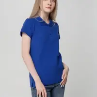 Рубашка поло женская Virma lady, ярко-синяя, размер XL