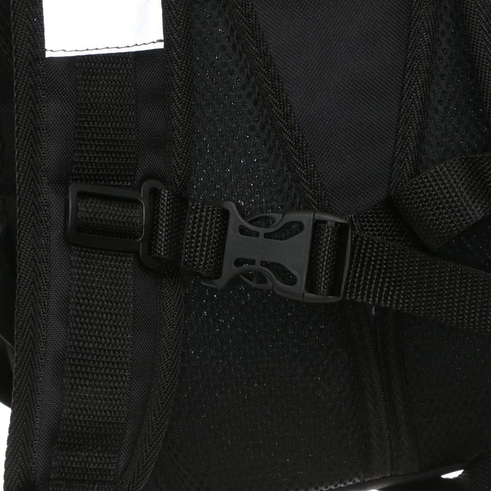 Рюкзак молодёжный, школьный, 41×28×15 см, эргономичная спинка, Stavia «Реалист» чёрный Рюкзак молодёжный, школьный, 41×28×15 см, эргономичная спинка, Stavia «Реалист» чёрный