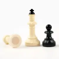 Настольные игры 3 в 1: нарды, шахматы, шашки, деревянные, большие, 40 х 40 см