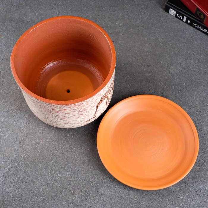 Горшок цветочный Горшок цветочный "Атлант" фонари 3 л