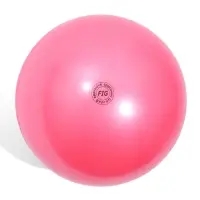 Мяч для художественной гимнастики Металлик с блестками, диаметр 19см, цвет розовый Мяч для художественной гимнастики Металлик с блестками, диаметр 19см, цвет розовый