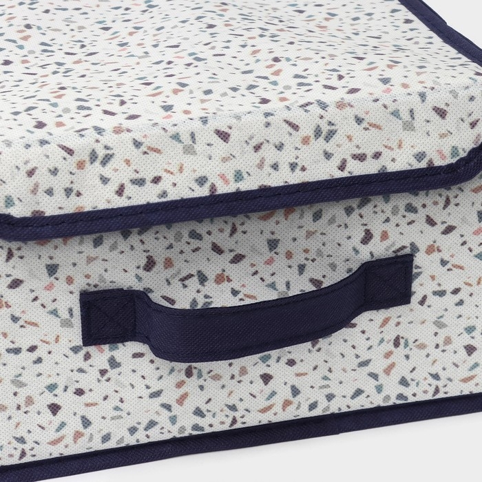 Короб для хранения Доляна «Мармелад», 26×20×16 см, цвет белый Короб для хранения Доляна «Мармелад», 26×20×16 см, цвет белый