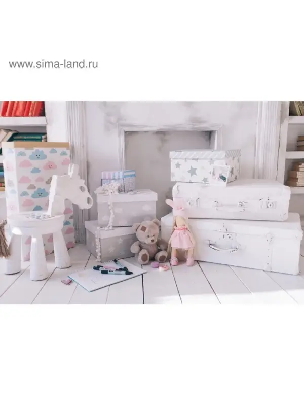 Коробка подарочная складная, упаковка, &laquo;Для секретиков&raquo;, 31&times;25.5&times;16 см