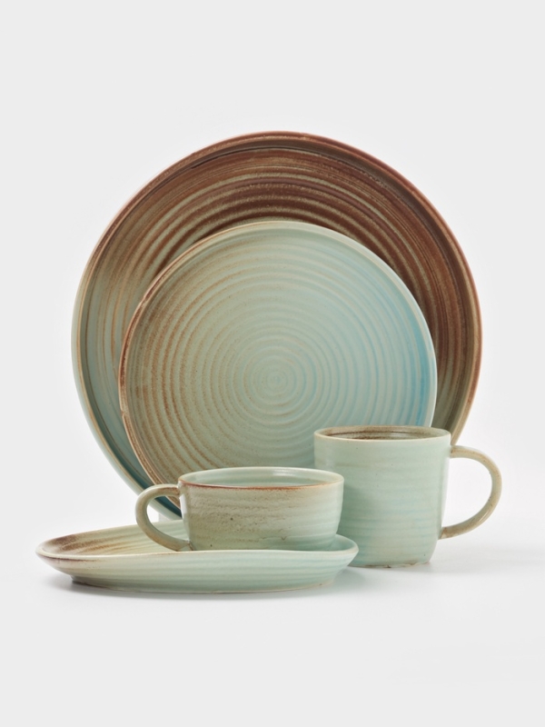 Кружка "Sand Ripples" Magistro 300мл, 12х9х8,5 цвет желтый, голубой, коричневый