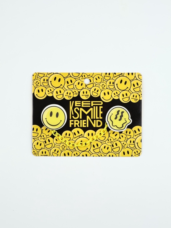 Набор значков на цепочке "Смайл", 13 х 10 см