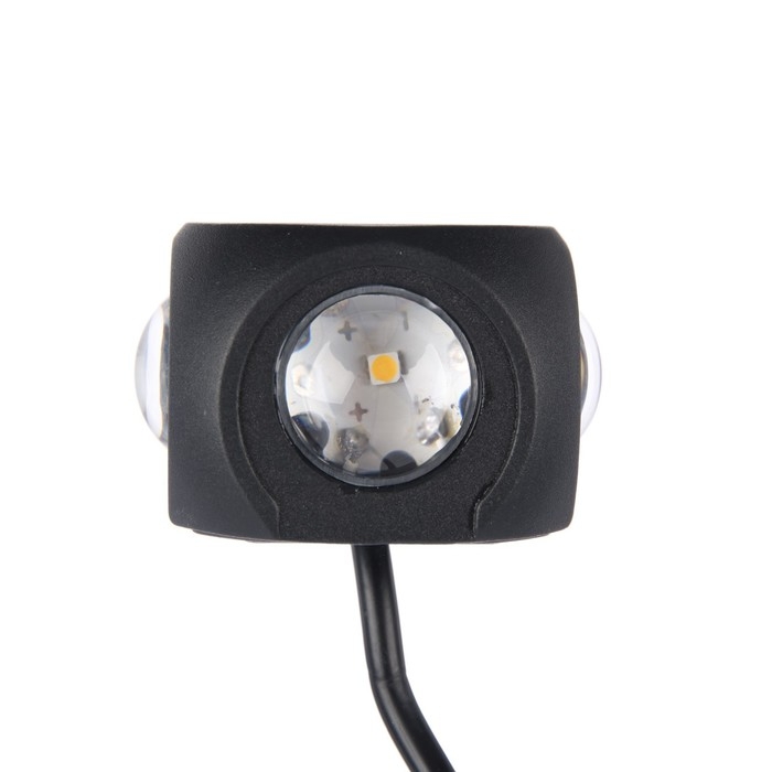 Светильник фасадный «Кубик», FSD-014, 4 Вт, 3000К, 2 луча, IP65, 220 В, металл, черный Светильник фасадный «Кубик», FSD-014, 4 Вт, 3000К, 2 луча, IP65, 220 В, металл, черный