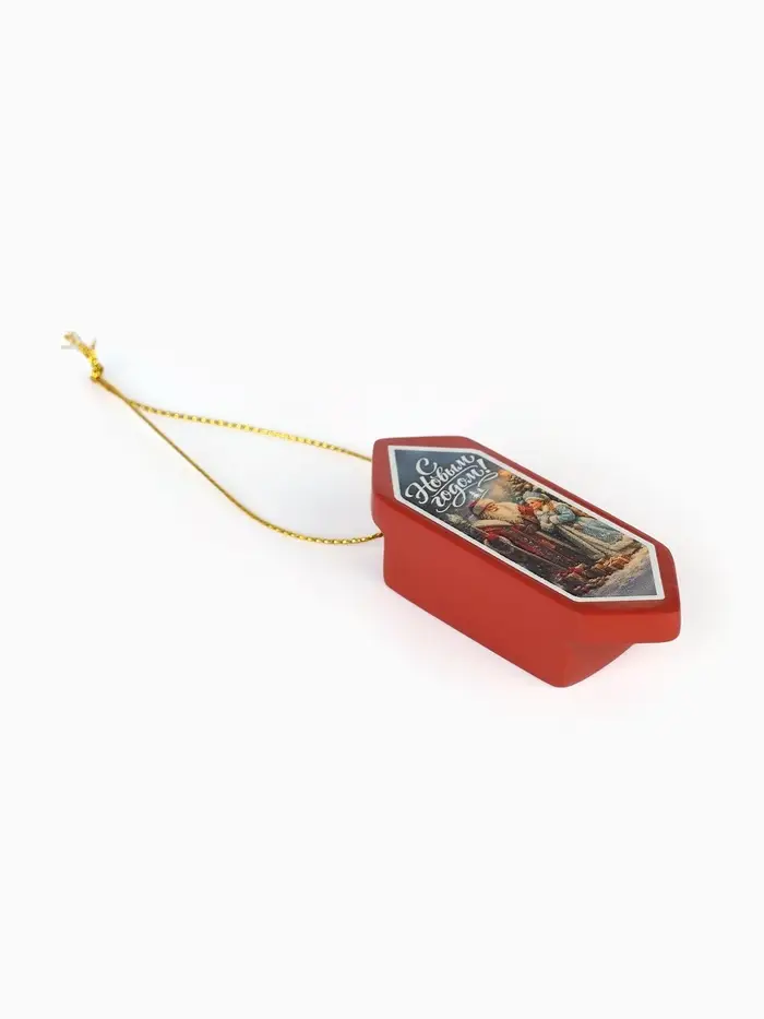 Елочная игрушка в форме конфетки &laquo;С Новым Годом!&raquo;, 7&times;2.5 см