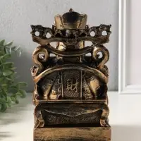 Фигура &laquo;Цань-шэнь&raquo;, бог богатства, 24&times;14&times;13 см, под бронзу