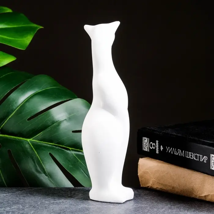Фигурка гипс &laquo;Кошка сидит&raquo;, 20&times;7&times;7 см