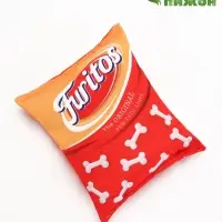 Игрушка текстильная для собак Furitos, 14&times;17 см, красная