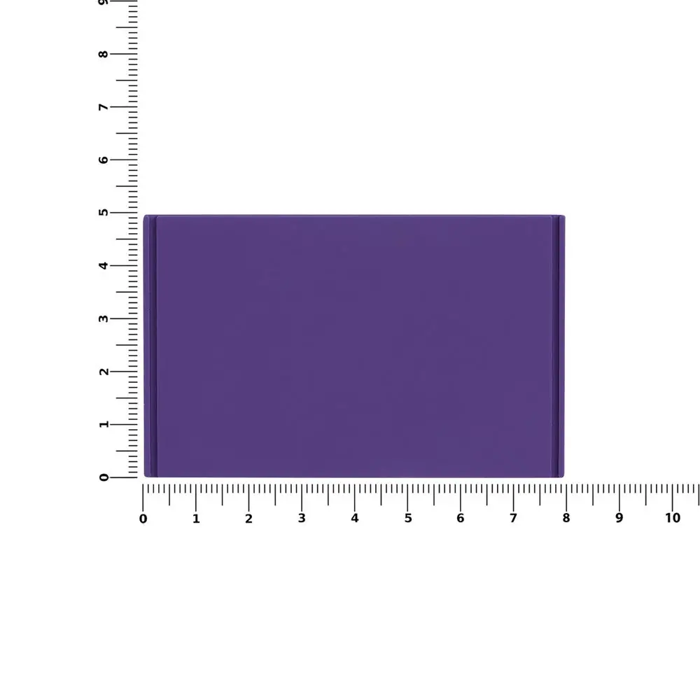 Лейбл из ПВХ Dzeta, XL, фиолетовый