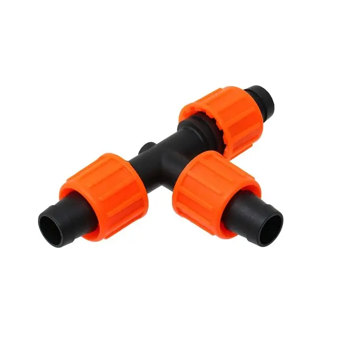 Фитинг тройник для капельной ленты, МИКС Фитинг тройник для капельной ленты, МИКС