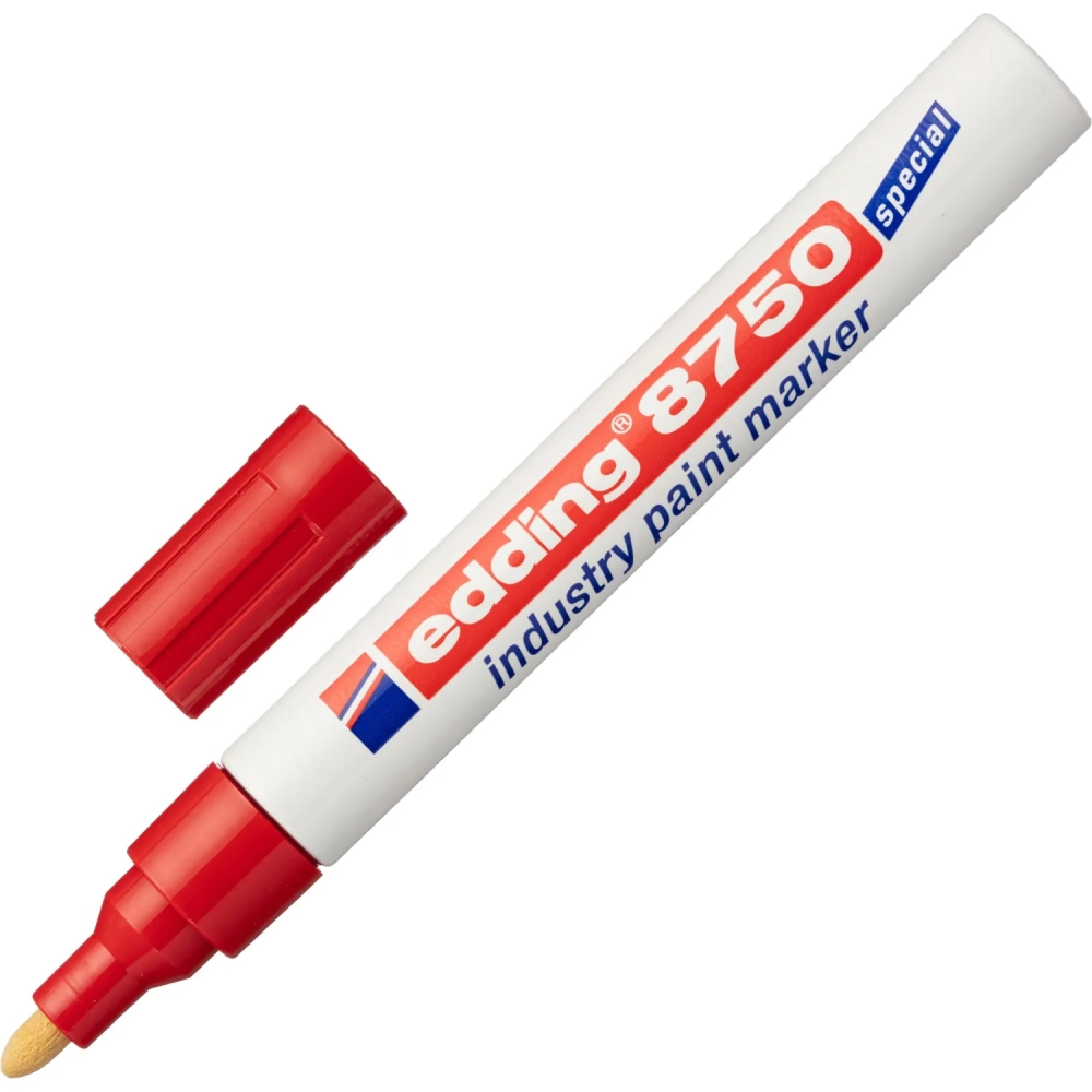 Маркер для промышленной графики EDDING E-8750/2 красный 2-4мм