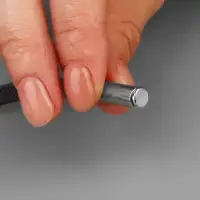 Наконечник для шнура цилиндр, d=6&times;15 мм, 4 шт., цвет серебряный