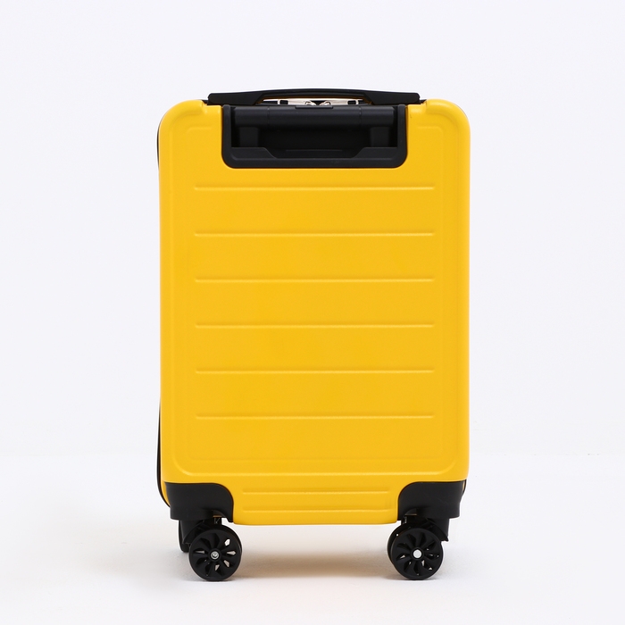Чемодан детский 30 л (XS) HappyAnt, отдел на молнии, цвет жёлтый