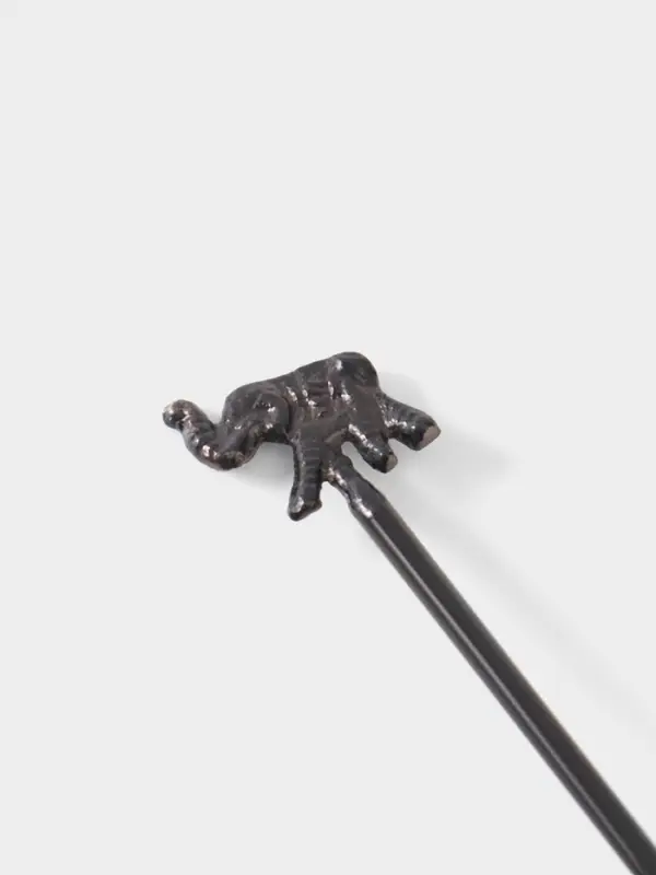 Гаситель для свечей &laquo;Слоник&raquo;, 23 см, латунь