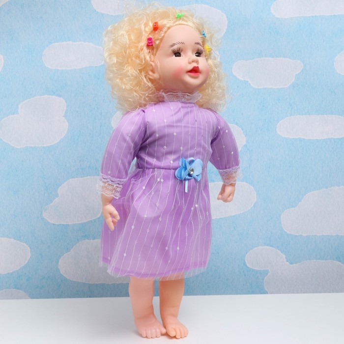 Кукла мягкая Кукла мягкая "Вероника" для девочек, резина, текстиль, 60 см, микс