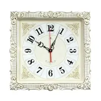 Часы настенные интерьерные &laquo;Барака&raquo;, бесшумные, плавный ход, 38&times;38 см, белые, золотистые