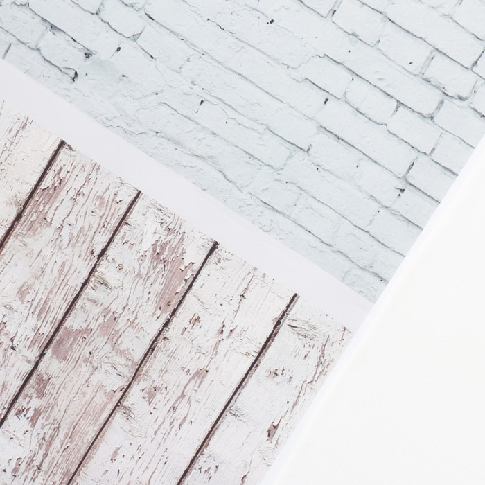 Фотофон винил Фотофон винил "Белый кирпич" стена+пол 80х125 см