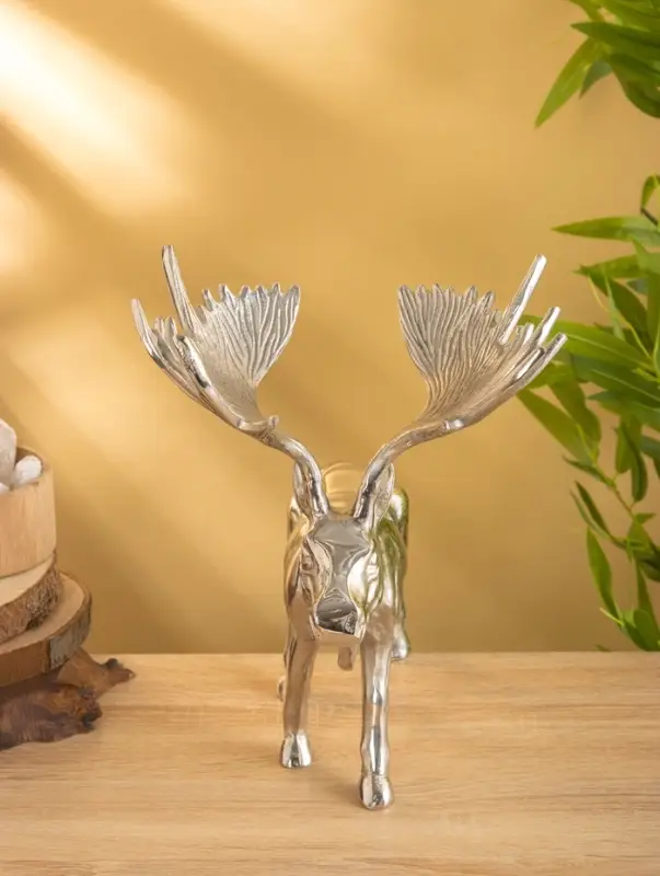 Сувенир "Лось" 33х23х31,5 см, алюминий