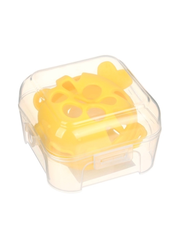 Прорезыватель силиконовый для зубов с погремушкой Крошка Я «Рыбка», в кейсе, желтый Прорезыватель силиконовый для зубов с погремушкой Крошка Я «Рыбка», в кейсе, желтый