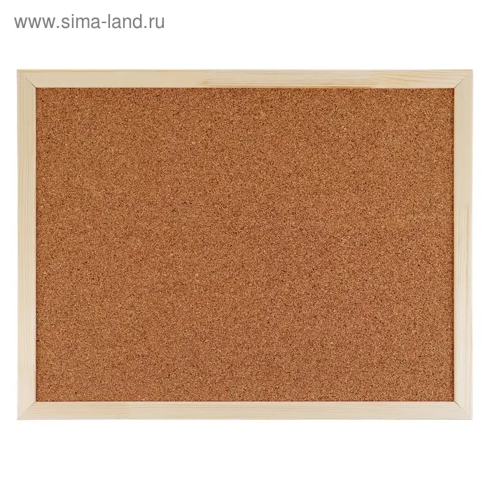 Доска пробковая Calligrata LINE, В1104, 45&times;60 см, в деревянной раме