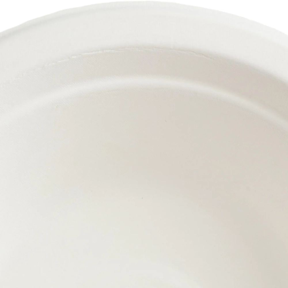 Тарелка одноразовая глубокая биоразлагаемая 480 мл, 50шт/уп (137882)