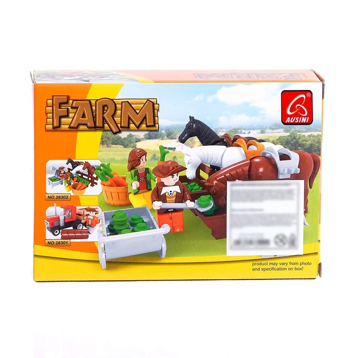 Конструктор Ферма «Конюшня», 89 деталей Конструктор Ферма «Конюшня», 89 деталей