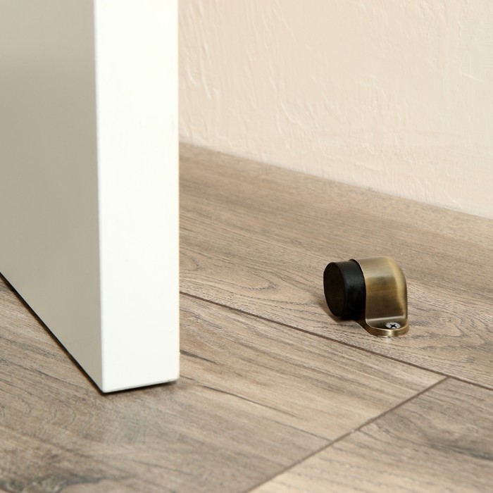 Упор дверной U104AB, d=25 мм, h=30 мм, цвет бронза Упор дверной U104AB, d=25 мм, h=30 мм, цвет бронза