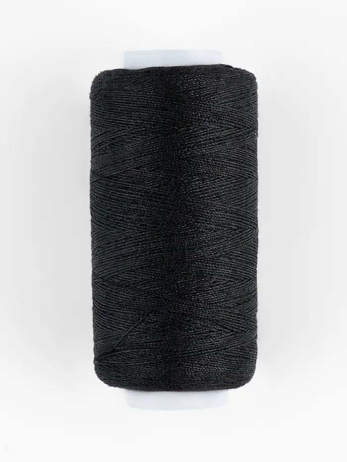 Нитки 40/2, 300 м, чёрные №175