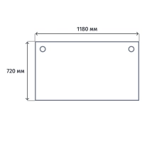 Стол KYN_0MX_ONIX-П П на м/к O.MP-SP-2.7 аризона дуб/антрацит Ш1180