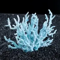 Коралл пластиковый малый 17&times;6&times;13 см, голубой