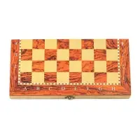 Настольная игра 3 в 1, набор: шахматы, шашки, нарды, 34&times;34 см