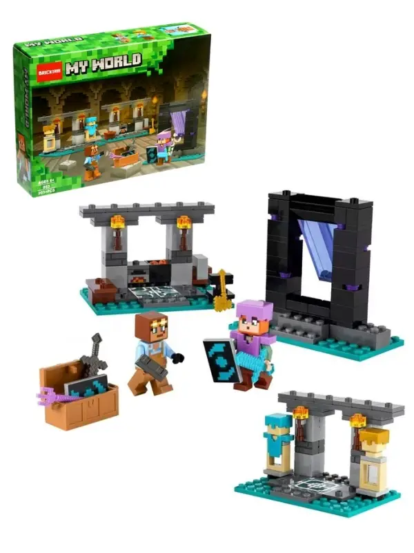 Конструктор блочный &laquo;Мой Мир. Оружейная палата&raquo; Brick, 203 детали