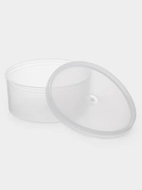 Контейнер пищевой, 450 мл, с герметичной крышкой, d=12,5 см, h=5,5 см, пластик Контейнер пищевой, 450 мл, с герметичной крышкой, d=12,5 см, h=5,5 см, пластик