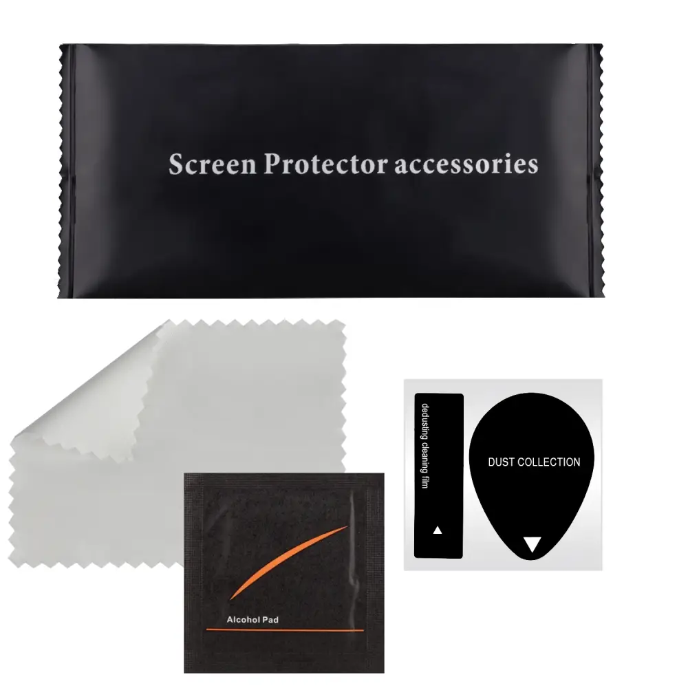 Набор 3 в 1 для поклейки стекла (упаковка 100 штук) (5000шт./кор)