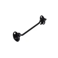 Крючок ветровой LOCKLAND KV001, L=150 мм, нержа, цвет черный, 2 шт