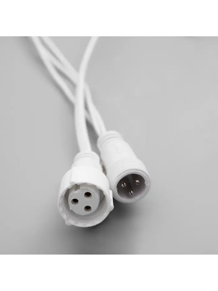 Гирлянда &laquo;Бахрома&raquo; 3&times;0.6 м, IP44, УМС, белая нить, 160 LED, свечение синее, 220 В