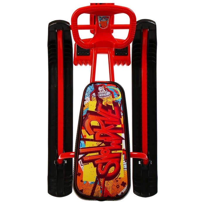 Снегокат «Тимка спорт 1+ Граффити красный», ТС1+/GR, цвет красный/чёрный Снегокат «Тимка спорт 1+ Граффити красный», ТС1+/GR, цвет красный/чёрный