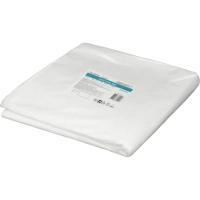 Простыня 140x80, смс, белый, Стандарт, 50шт/уп, 01-674