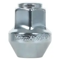 Гайка колесная M14x1,5x36,8, конус, ключ 21, закрытая, хром для а/м Land Rover/Ford