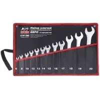 Набор ключей гаечных комбинированных в сумке (6-22 мм) (12 предметов) (ЕВРО) AVS K3N12ME