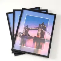 Набор фоторамок для фото 30&times;40 см Lumo, 3 шт., (пластиковый экран), чёрный