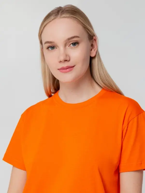 Футболка унисекс T-bolka 140, оранжевая, размер S Футболка унисекс T-bolka 140, оранжевая, размер S