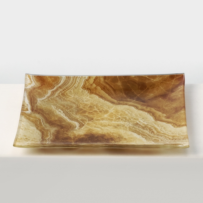 Набор стеклянных тарелок «Оникс», 7 предметов Набор стеклянных тарелок «Оникс», 7 предметов