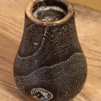 Подсвечник, d=4 см, 9&times;9&times;12 см, дерево джати, тёмно-коричневый