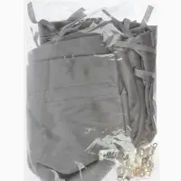 Мешочек бархатный с бусиной, 13х9 см, серый (фас. 10 шт) Мешочек бархатный с бусиной, 13х9 см, серый (фас. 10 шт)