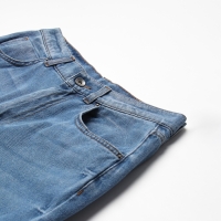 Брюки женские джинсовые  MINAKU SELVEDGE denim цвет синий  , р-р 48