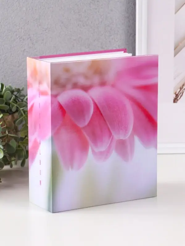 Фотоальбом 304 фото 10X15см, "Цветок",  ПП карм., 2ф на стр